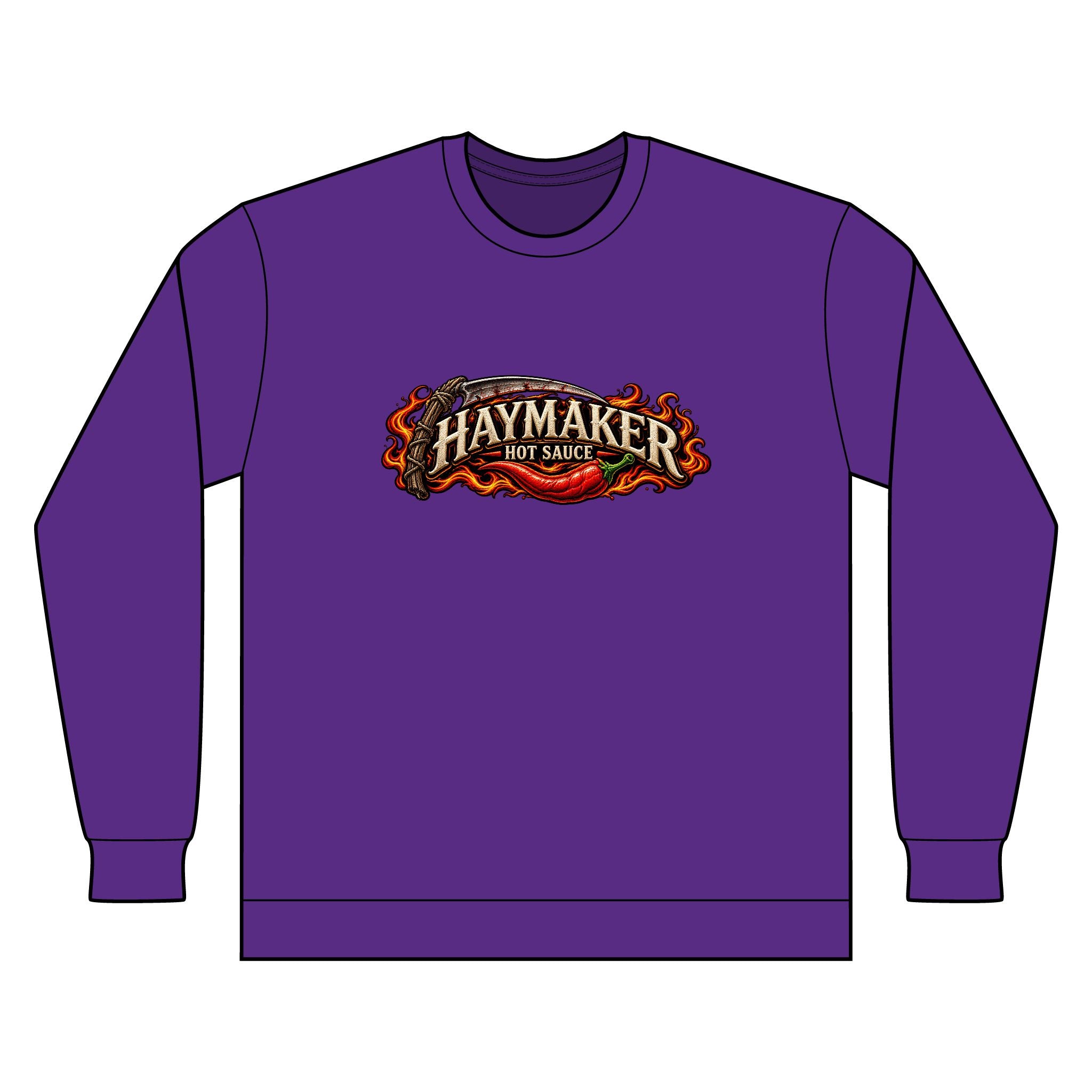 Trippy Haymaker Tie-Dyed Long Sleeve T-Shirt - Unisex