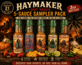 Haymaker Hot Sauce – 5-Sauce Sampler Pack - 3oz