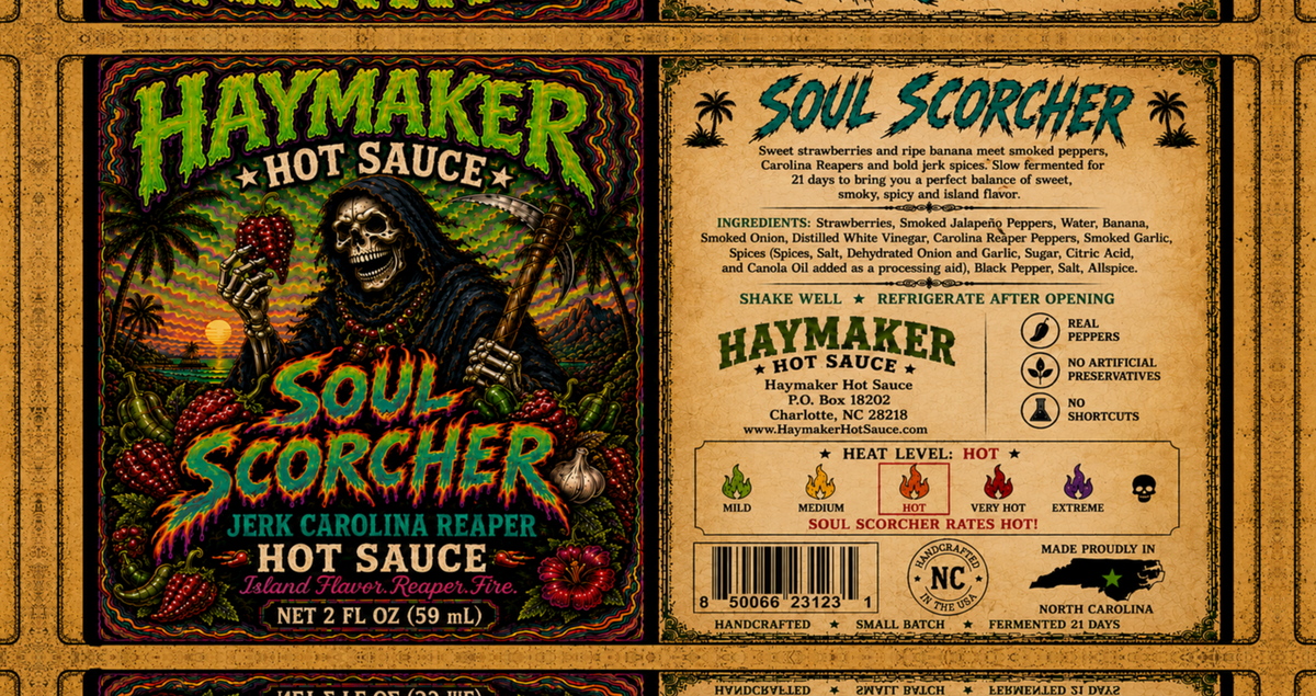 Haymaker Hot Sauce – 5-Sauce Sampler Pack - 2oz
