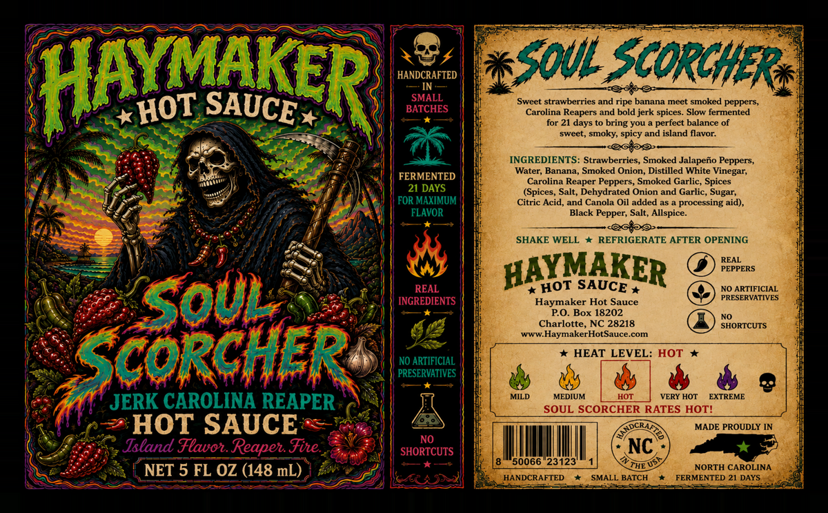 Soul Scorcher Jerk Carolina Reaper